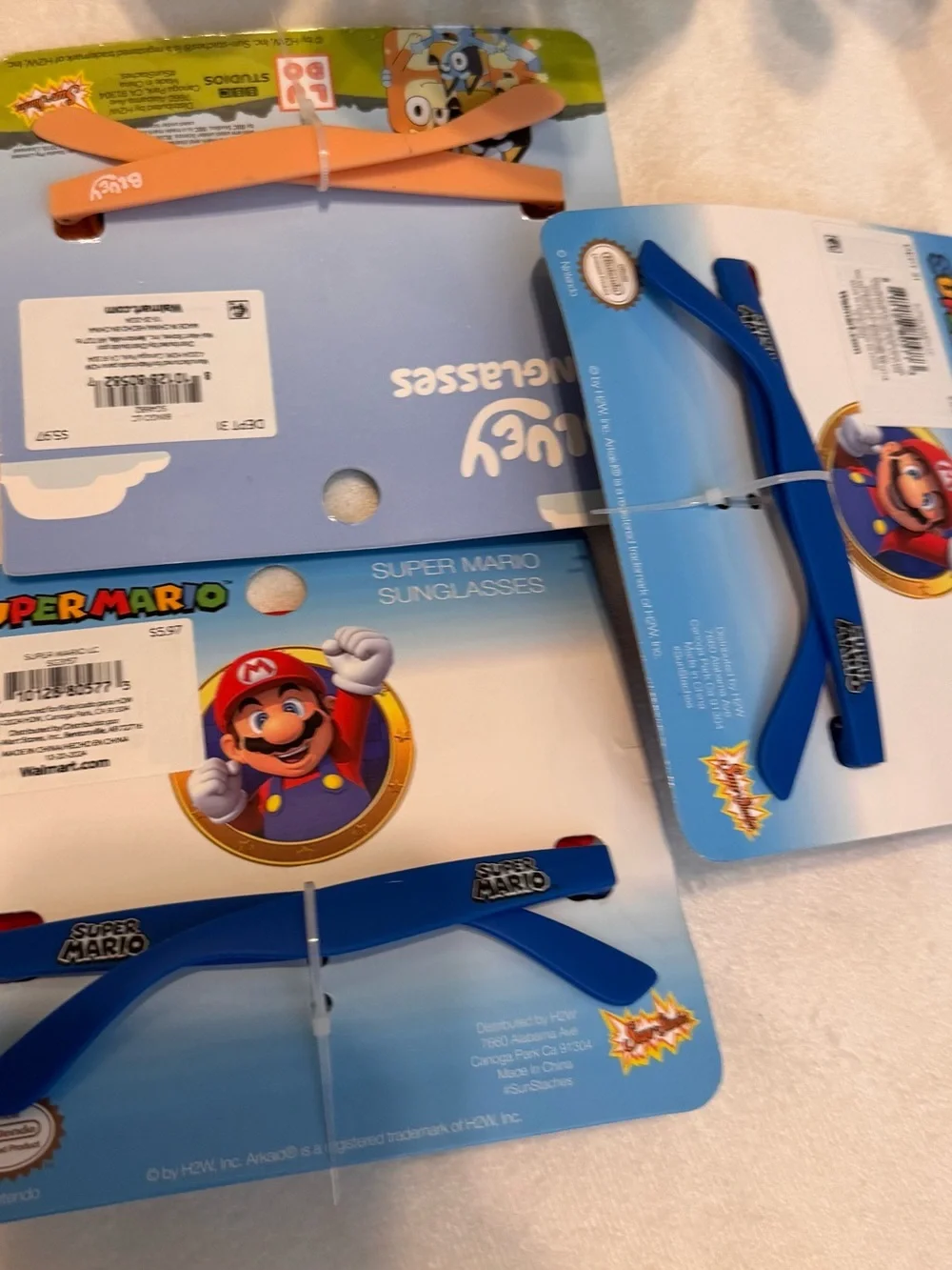 Nintendo Super Mario/Bluey  Kids Sunglasses 100% UV Protection